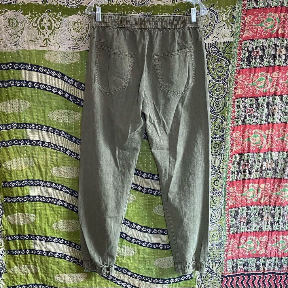 rag & bone Olive Drab Engineered Cotton Boho Jogger Pants Size 27 Best Seller - Picture 9 of 16